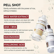 Dr. Melaxin Peel Shot rice and black rice ampoules