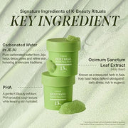 Holy Basil Bubble Deep Mask texture