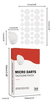 Micro Darts patch detail