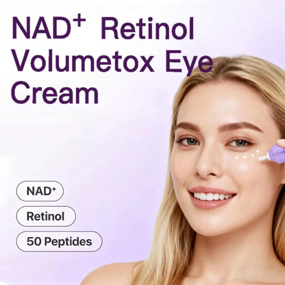 Numbuzin No.9 NAD+ Retinol Volumetox Eye Cream syringe and box