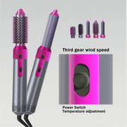 Hot Air Brush 5-in-1 with attachments — 4K