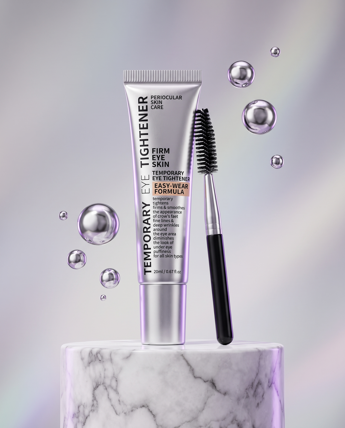 Instant FirmX Eye Tightener on marble podium