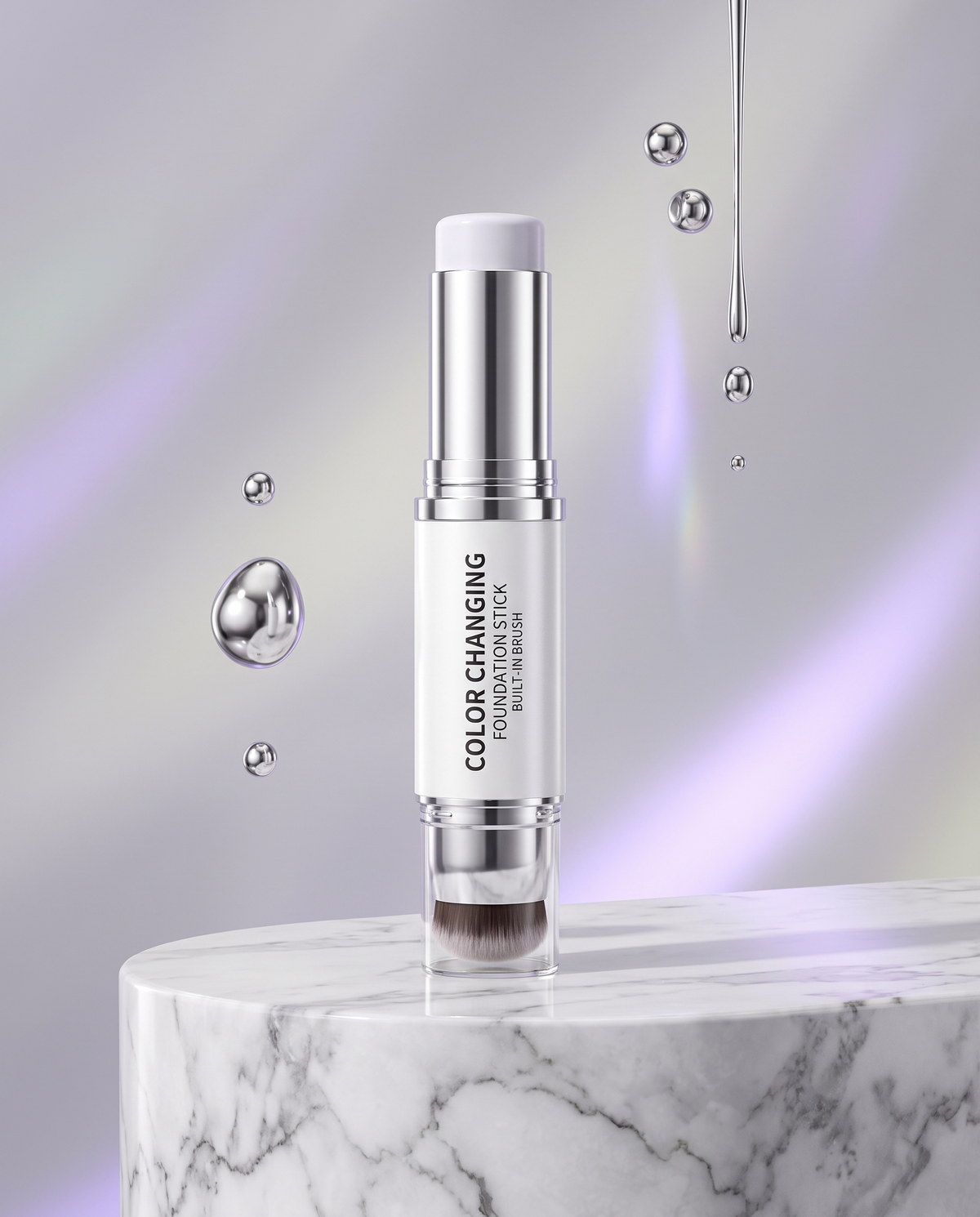 Color Changing Foundation Stick on marble podium