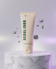 Seoul 1988 Cleansing Foam on marble podium